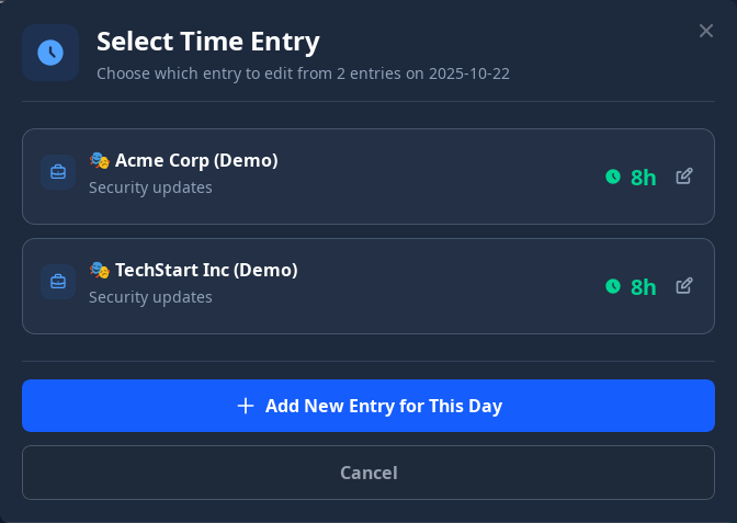 Productivity heatmap