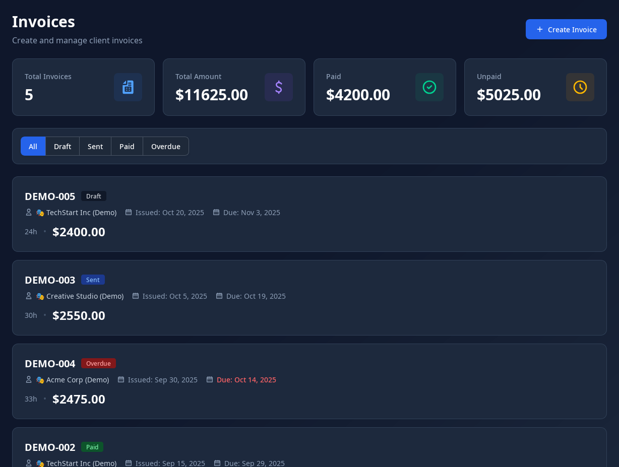 Invoice Management