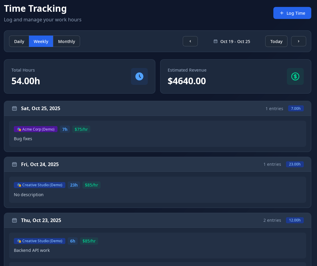 Time Tracking Made Simple